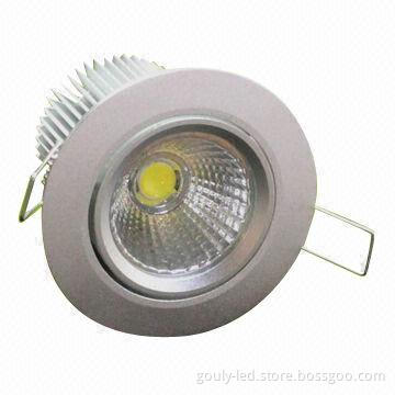 COB LED Ceiling Light with 10W Power/1,080lm Luminous Flux and 25/45 Degrees Beam Angle